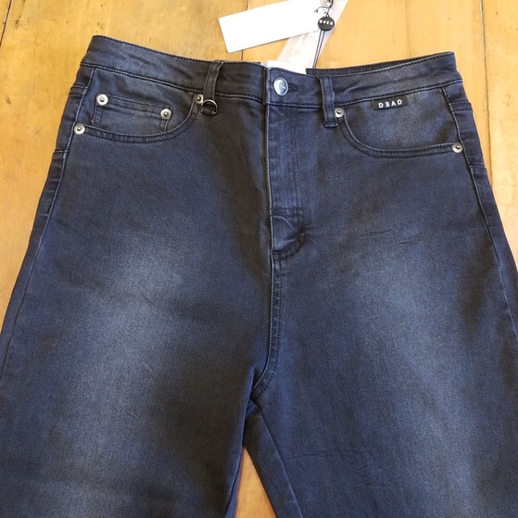Dead Studios Skinny and High Jean Zip Ankle 27/ 9 - Picture 5 of 7